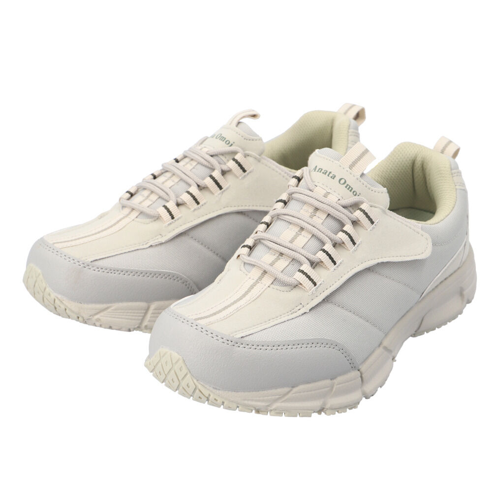 BACKYARD FAMILY「スニーカー 高齢者 メンズ 通販 あなた想い ME2950 靴 羽マジックシューズ」|スリッポン|グレー1