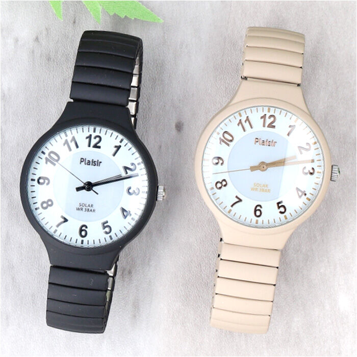 BACKYARD FAMILY「plaisir 時計 通販 腕時計 レディース ソーラー リストウォッチ リストウオッチ」|腕時計|