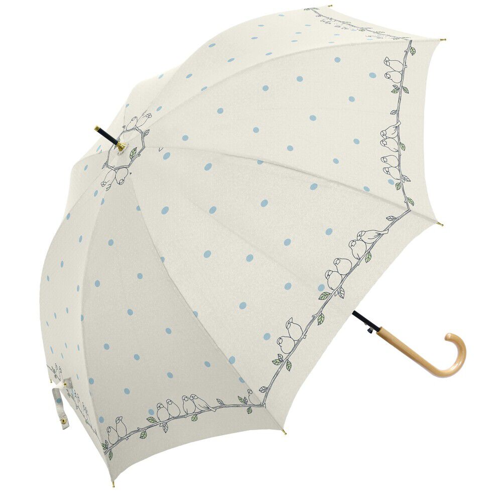 BACKYARD FAMILY「傘 レディース 大人 通販 長傘 60cm 雨晴兼用 晴雨兼用 かさ カサ 雨傘 日傘 晴雨兼用傘」|傘|ホワイト2