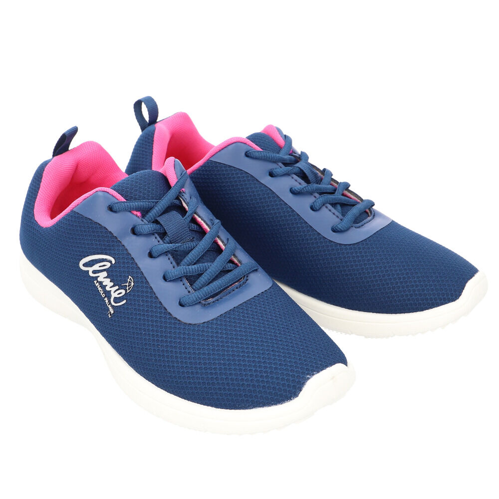 BACKYARD FAMILY「Arnold Palmer アーノルドパーマー レディース スニーカー 通販 ひも靴 紐靴 運動靴」|スリッポン|ブルー1