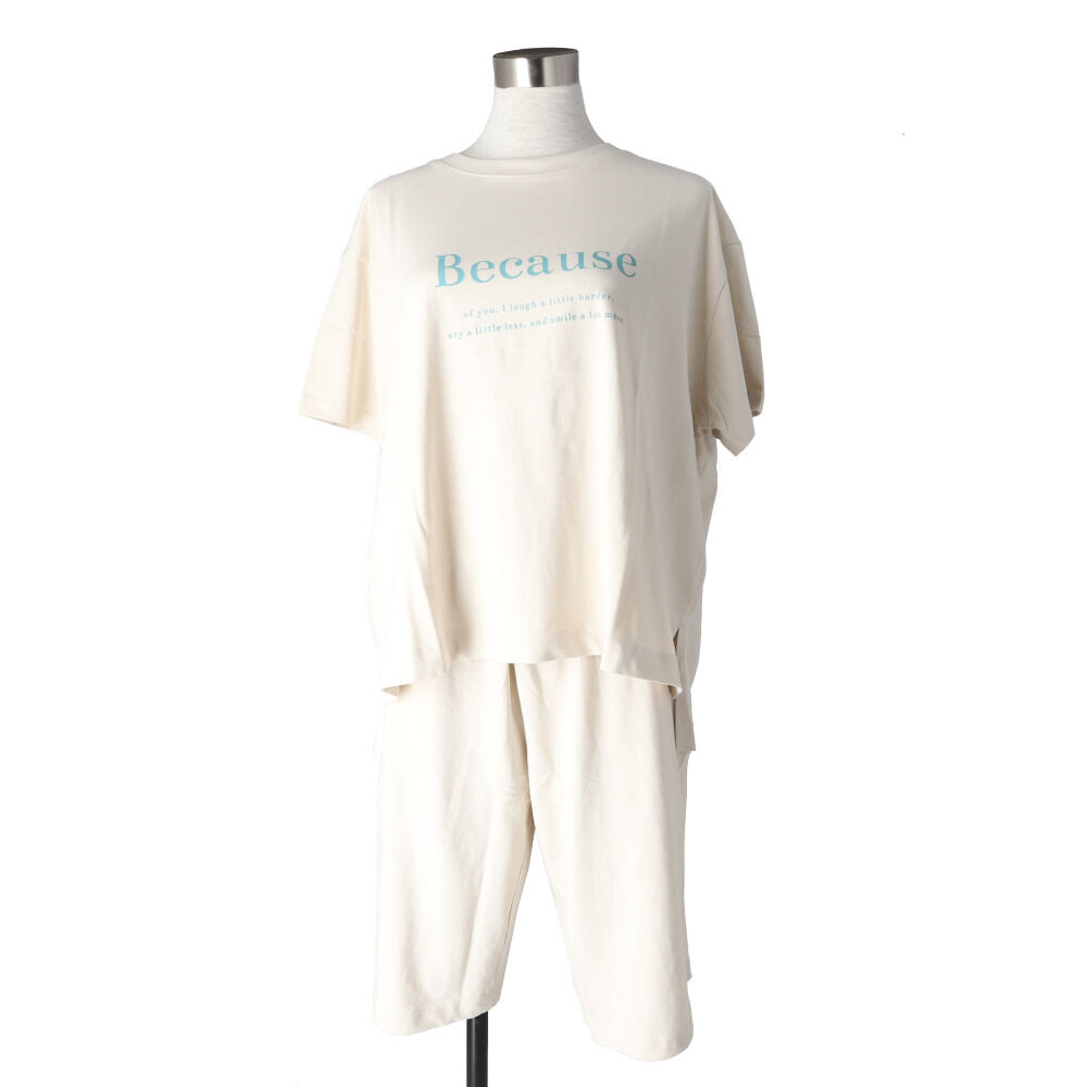 BACKYARD FAMILY「After nine アフターナイン ルームウェア レディース 半袖 楽天 パジャマ 部屋着」|ルームウェア|グレー1