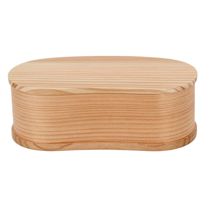 BACKYARD FAMILY「わっぱ 弁当箱 通販 豆型 1段 一段 350ml わっぱ弁当 まげわっぱ 曲げわっぱ 白木 赤身」|食器・キッチングッズ|