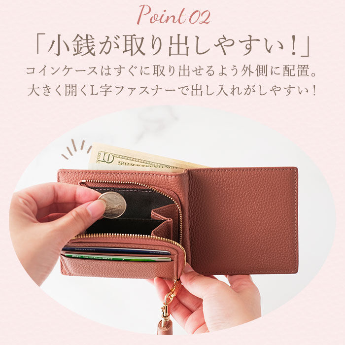 BACKYARD FAMILY「リズデイズ LIZDAYS 二つ折り財布 レディース ブランド 通販 本革 財布 カードケース」|財布|