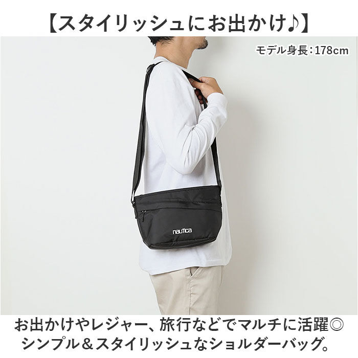 BACKYARD FAMILY「NAUTICA ノーティカ ショートバッグ 370-7013 通販 ミニショルダーバッグ」|ショルダー・メッセンジャー|