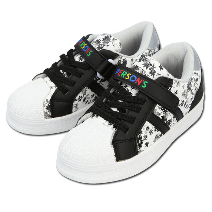 BACKYARD FAMILY「パーソンズ PERSONS キッズ スニーカー 通販 ローカット 軽量 マジックテープ ゴム紐」|スリッポン|