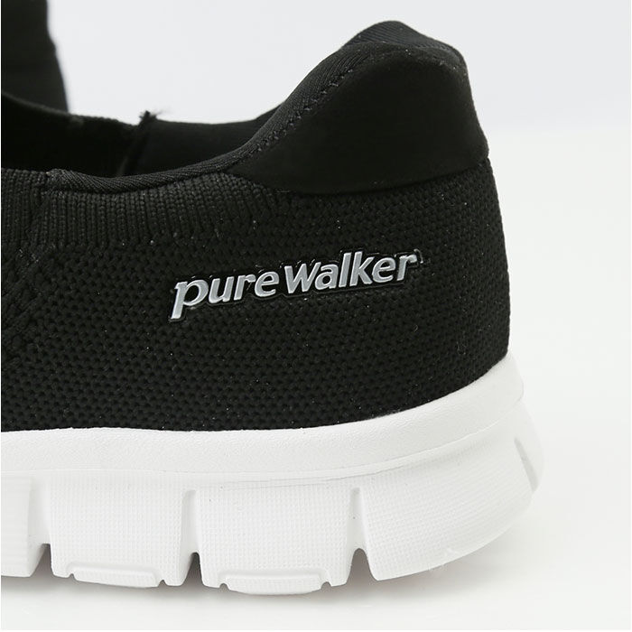 BACKYARD FAMILY「ピュアウォーカー スリッポン レディース 通販 pw1502 紐なし スニーカー スライドフィット」|スリッポン|