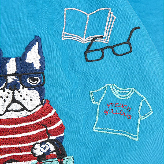 BACKYARD FAMILY「刺繍 ワッシャーバッグ L アニマル 通販 ワッシャーバック トート ショルダー 肩掛け」|トートバッグ|