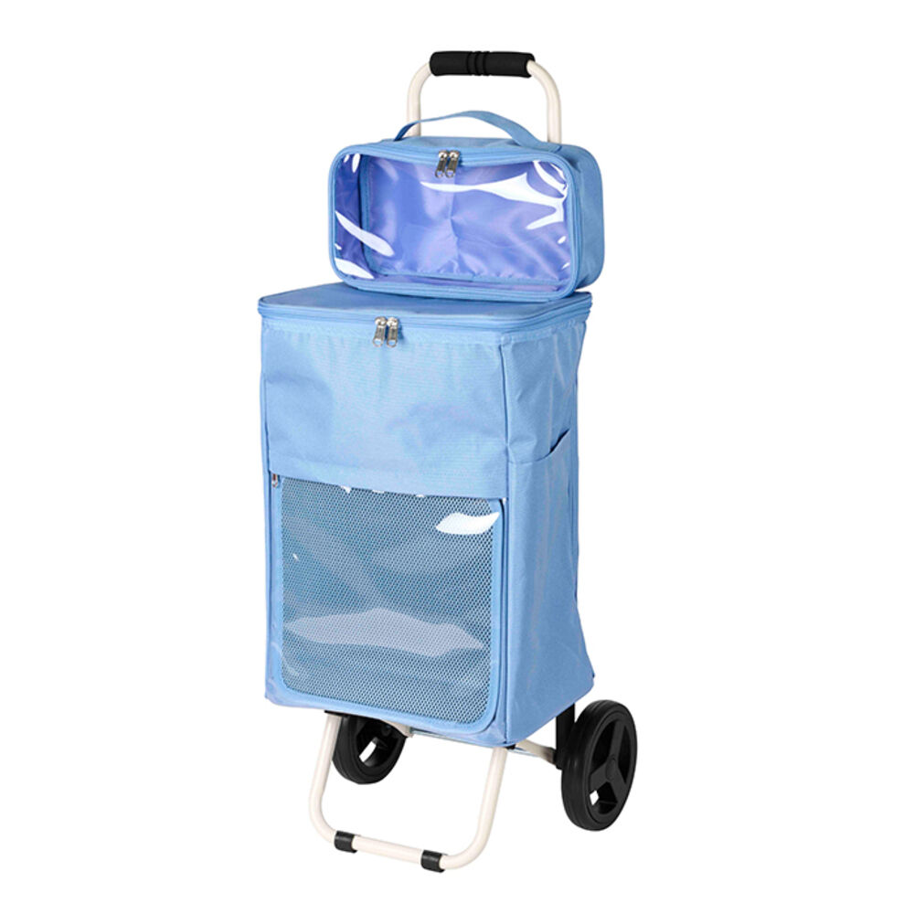 BACKYARD FAMILY「cocoro ココロ 推し活カート 通販 推し活 カート キャリー ポーチ ポーチ付き」|キャリーケース|ブルー1