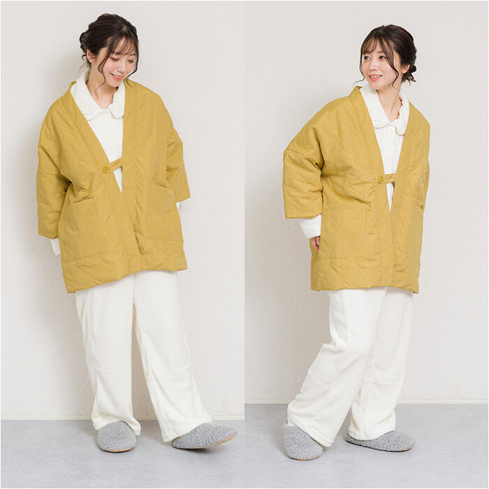 BACKYARD FAMILY「グロリア はんてん キルティング 長袖 通販 半纏 羽織り 羽織 ハンテン ルームウェア 部屋着」|ルームウェア|