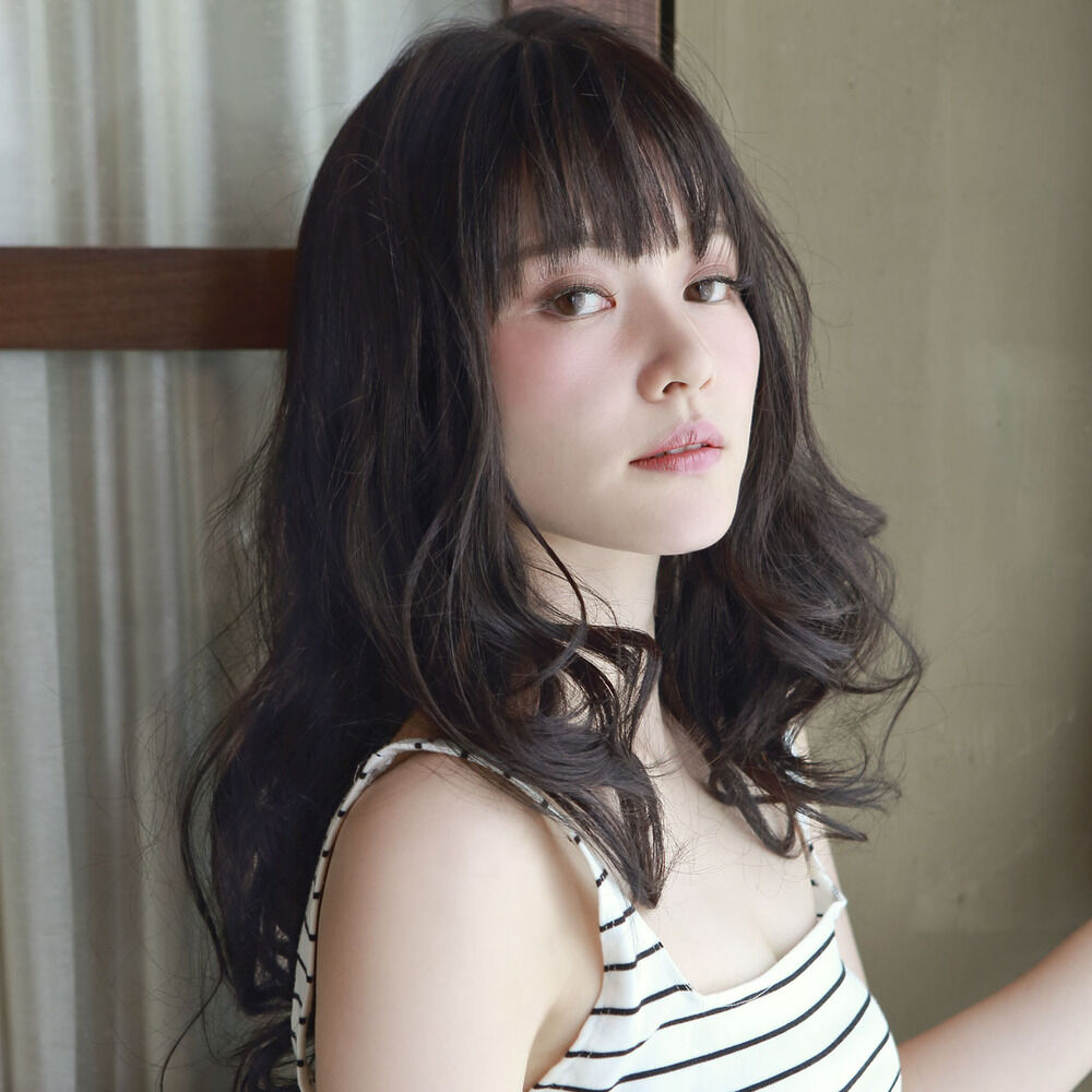 BACKYARD FAMILY「プリシラ prisila オールウィッグ ロング A-700 通販 メープルカールロング」|ヘアスタイリング|ブラック1