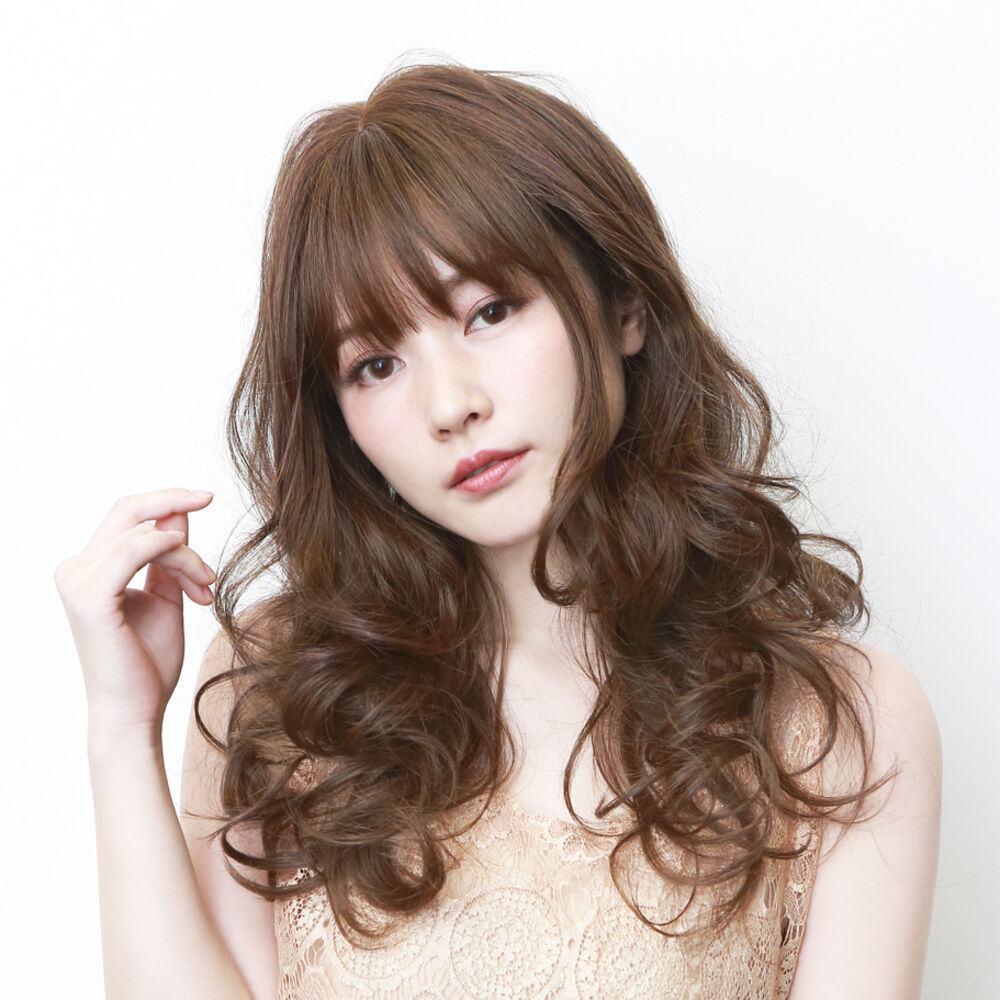 BACKYARD FAMILY「プリシラ prisila オールウィッグ ロング A-700 通販 メープルカールロング」|ヘアスタイリング|ブラウン3