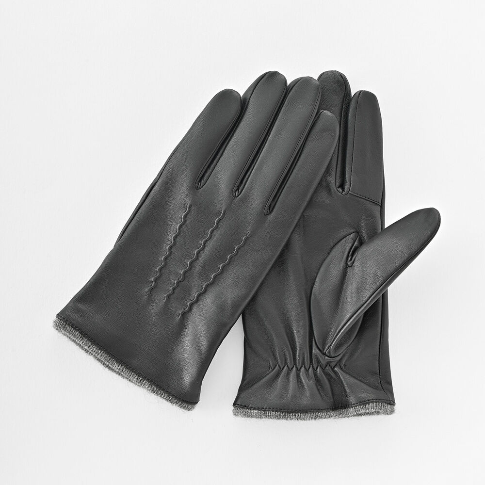 BACKYARD FAMILY「クロダ 手袋 メンズ 通販 革手袋 グローブ メンズ手袋 手ぶくろ メンズ手袋スマホ対応」|手袋|ブラック1