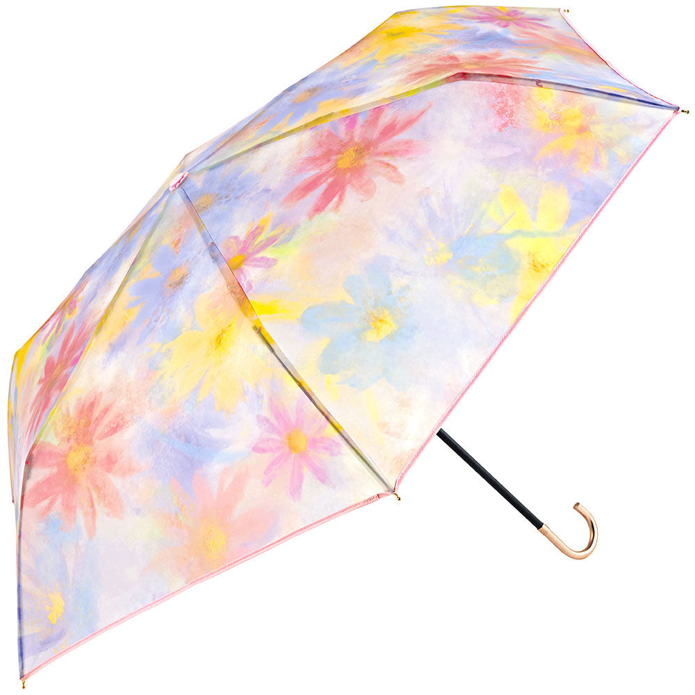 BACKYARD FAMILY「because 折りたたみ傘 ビコーズ B-055114 通販 折り畳み傘 ビニール傘」|傘|ピンク1