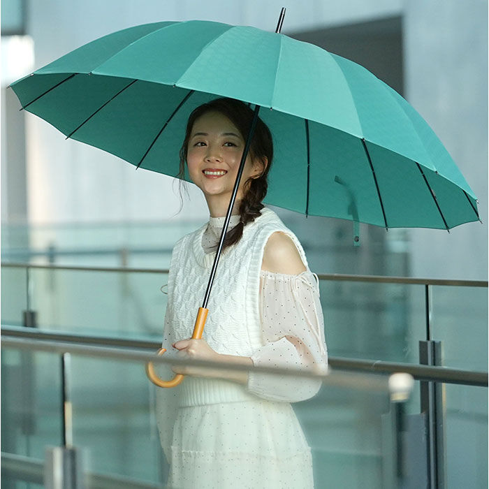 BACKYARD FAMILY「mabu 傘 マブ SMV-4228 通販 長傘 16本骨 晴雨兼用傘 雨傘 日傘 晴雨兼用長傘」|傘|