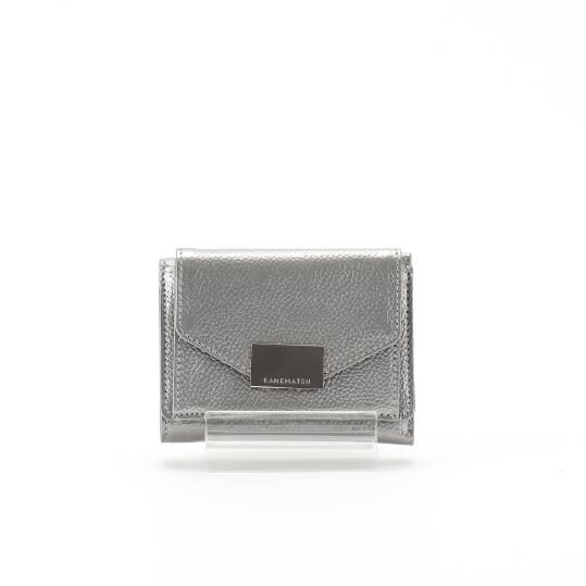 銀座かねまつ「M22554OTH 【本革】コンパクトウォレット」|財布|シルバー