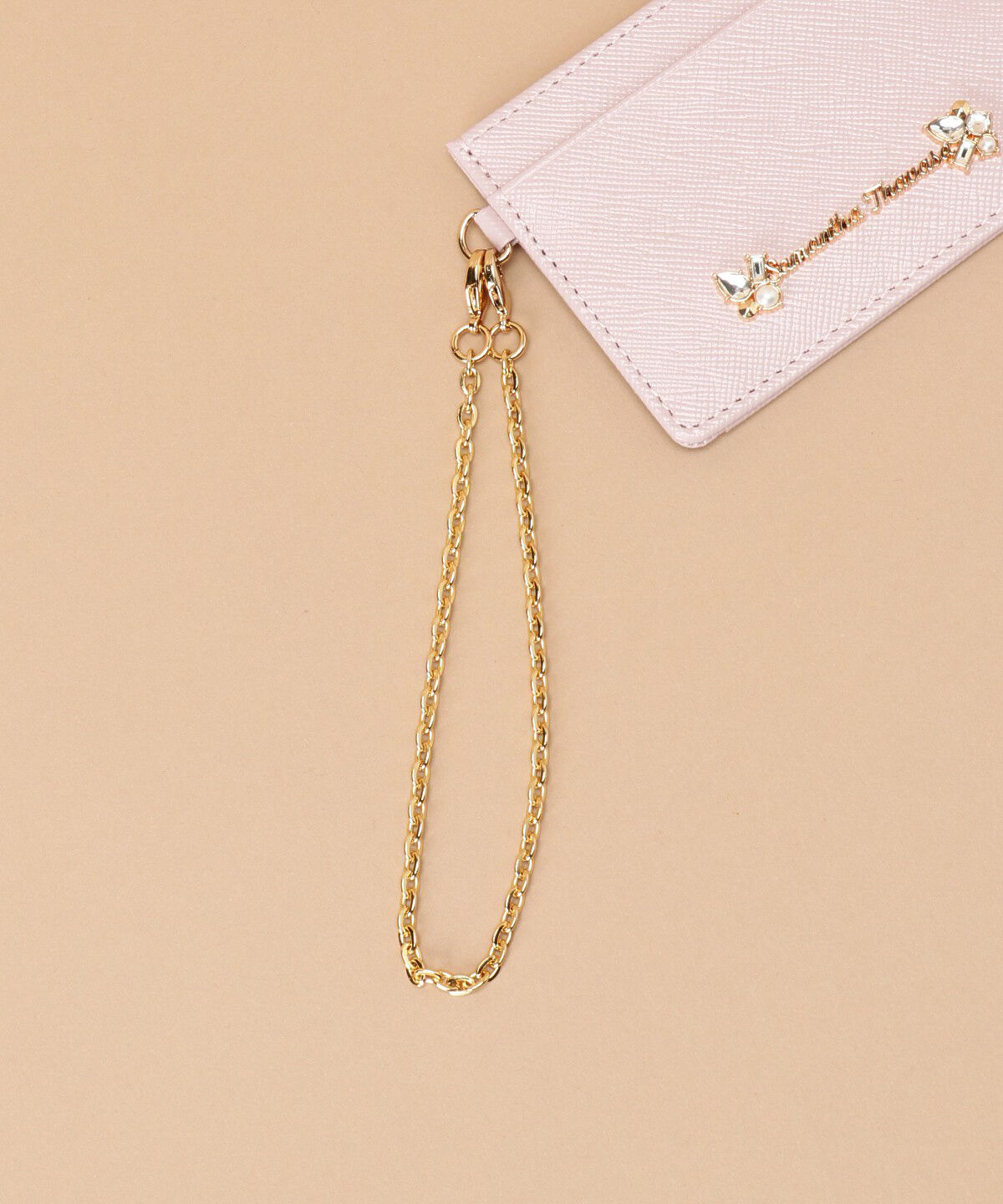 Samantha Thavasa「ラメレザービジュー パスケース」|定期入れ|