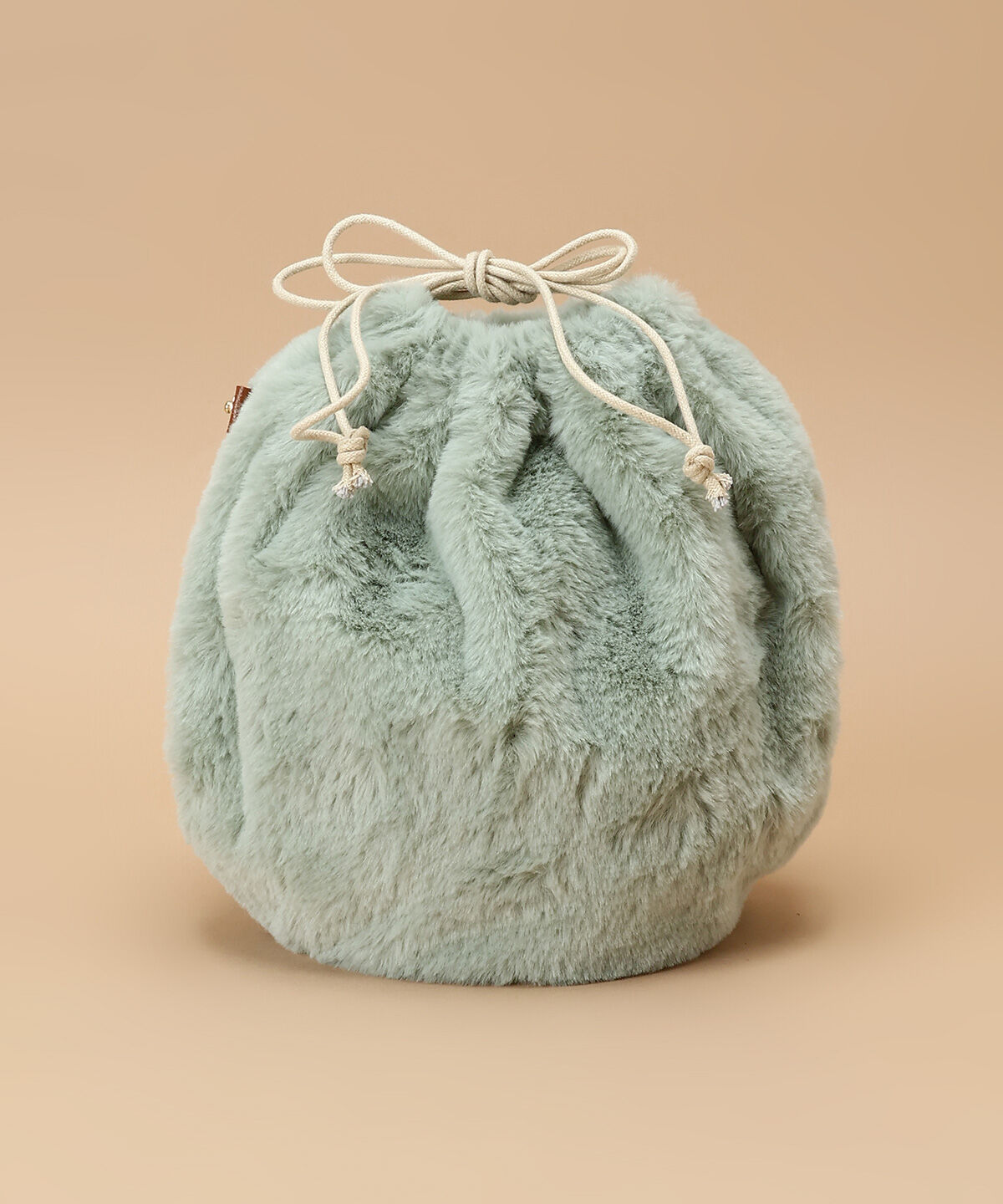 Samantha Thavasa「ファー巾着付きメッシュバッグ」|ハンドバッグ|