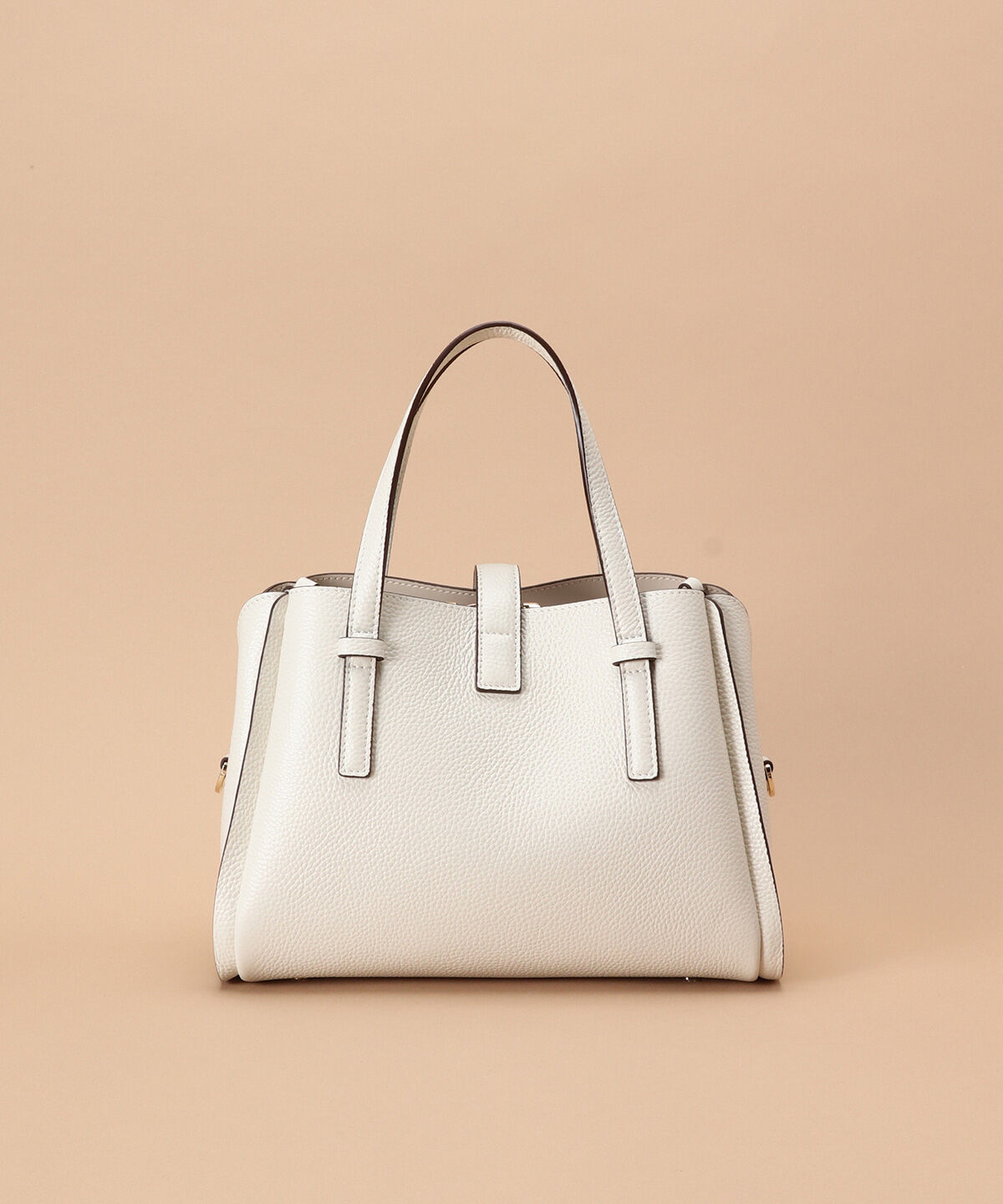 Samantha Thavasa「スクエア金具 シンプルハンドバッグ」|ハンドバッグ|