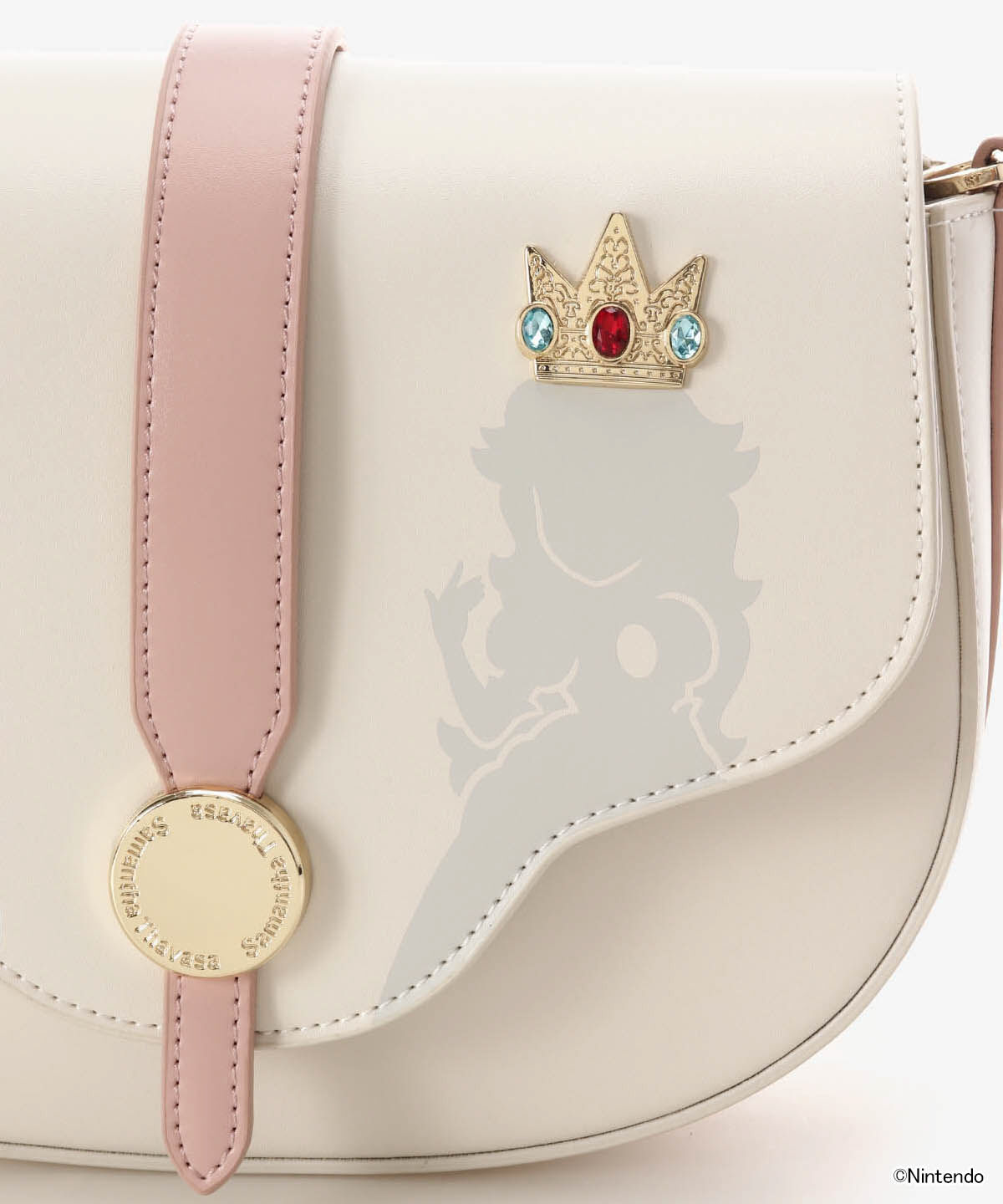 Samantha Thavasa「「PRINCESS PEACH COLLECTION」フラワーカットショルダーバッグ」|ショルダー・メッセンジャー|