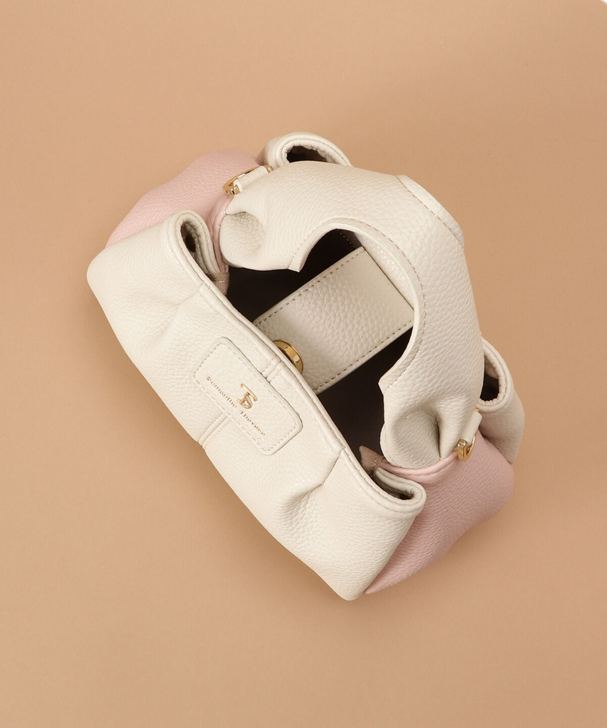 Samantha Thavasa「タックワンハンドルバッグ 小サイズ」|ハンドバッグ|