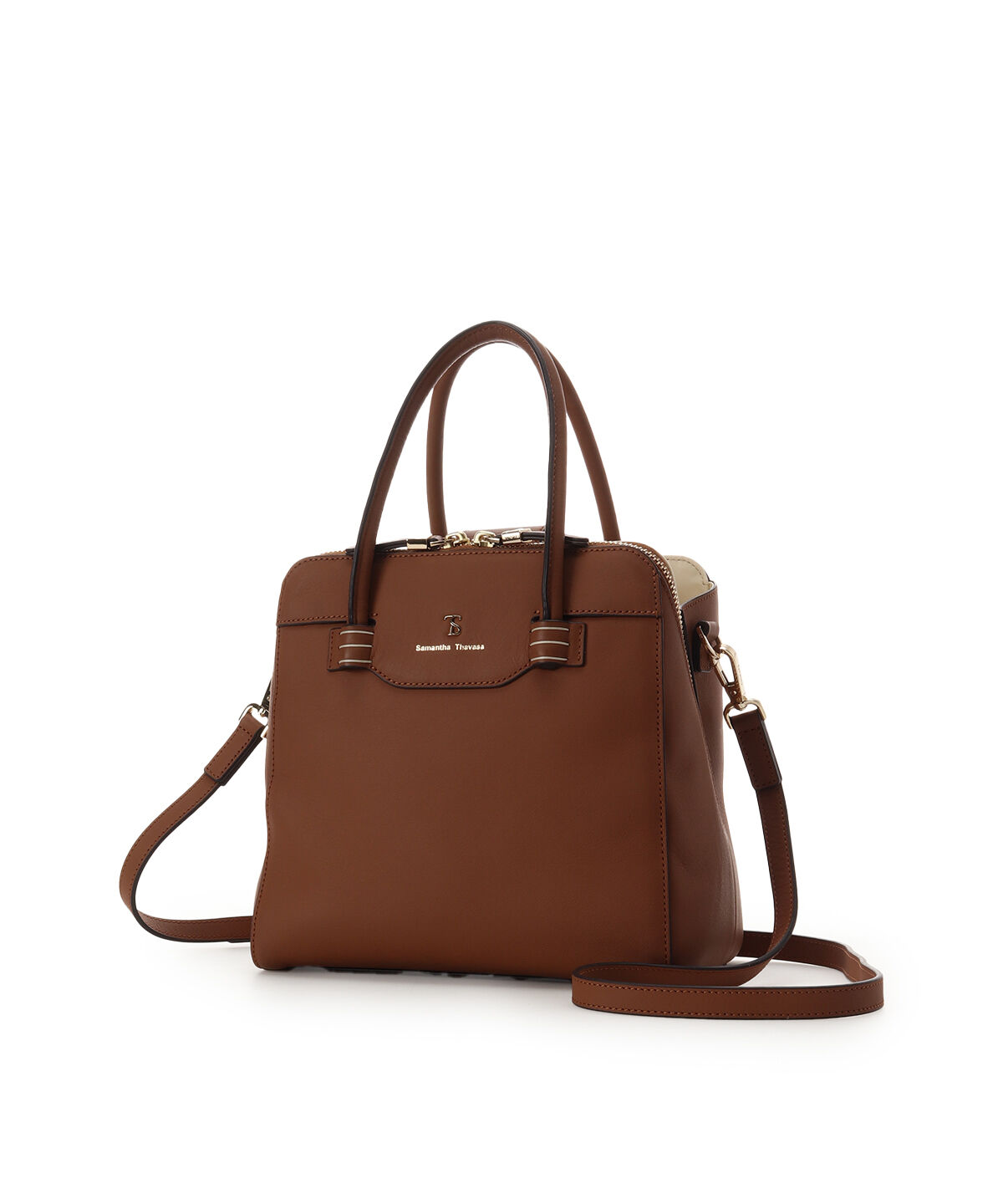 Samantha Thavasa「スクエアシェプレザーハンドバッグ」|ハンドバッグ|