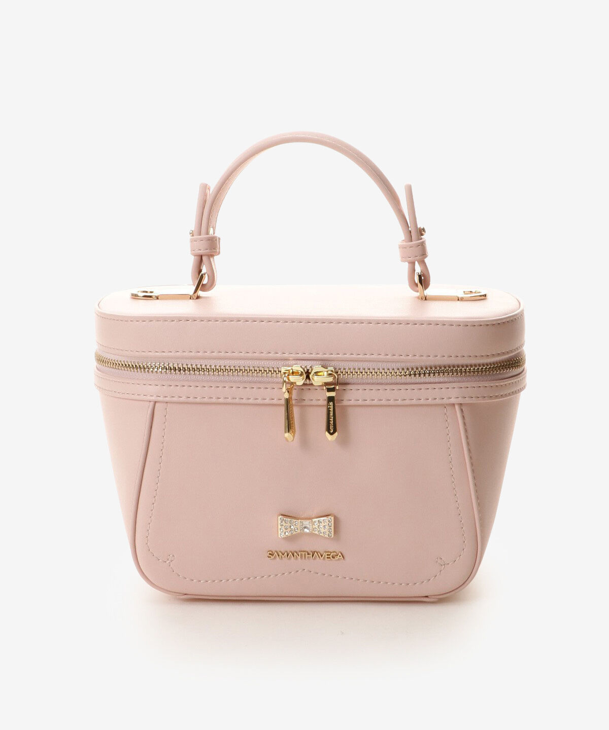 Samantha Vega「ビジューリボンバニティバック」|ハンドバッグ|