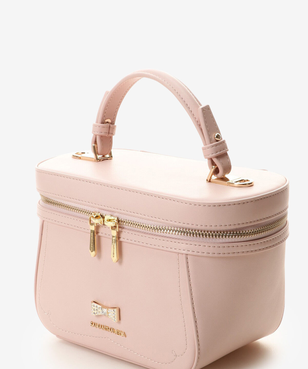 Samantha Vega「ビジューリボンバニティバック」|ハンドバッグ|