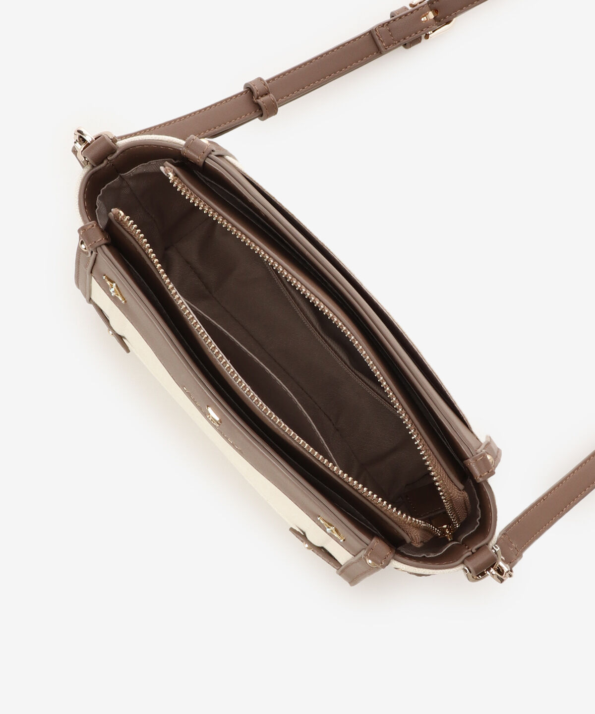 Samantha Vega「バイカラーキャンバスショルダーバッグ」|ショルダー・メッセンジャー|