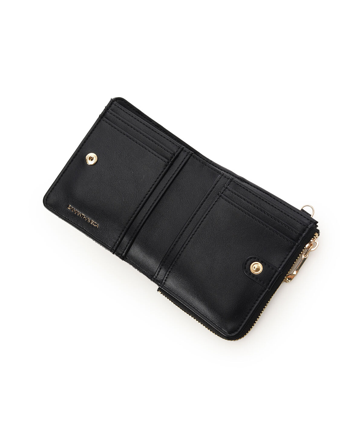 Samantha Vega「ロゴテープジャガード調折財布」|財布|