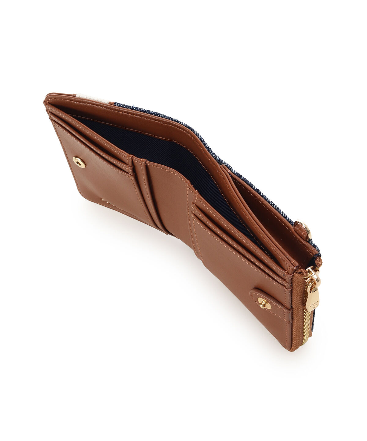 Samantha Vega「ロゴテープジャガード調折財布」|財布|