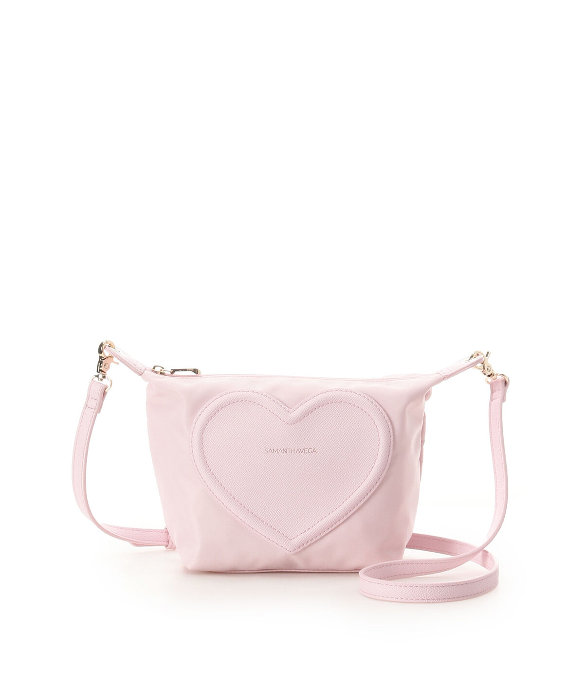 Samantha Vega「フロントハートナイロンショルダーバッグ」|ショルダー・メッセンジャー|