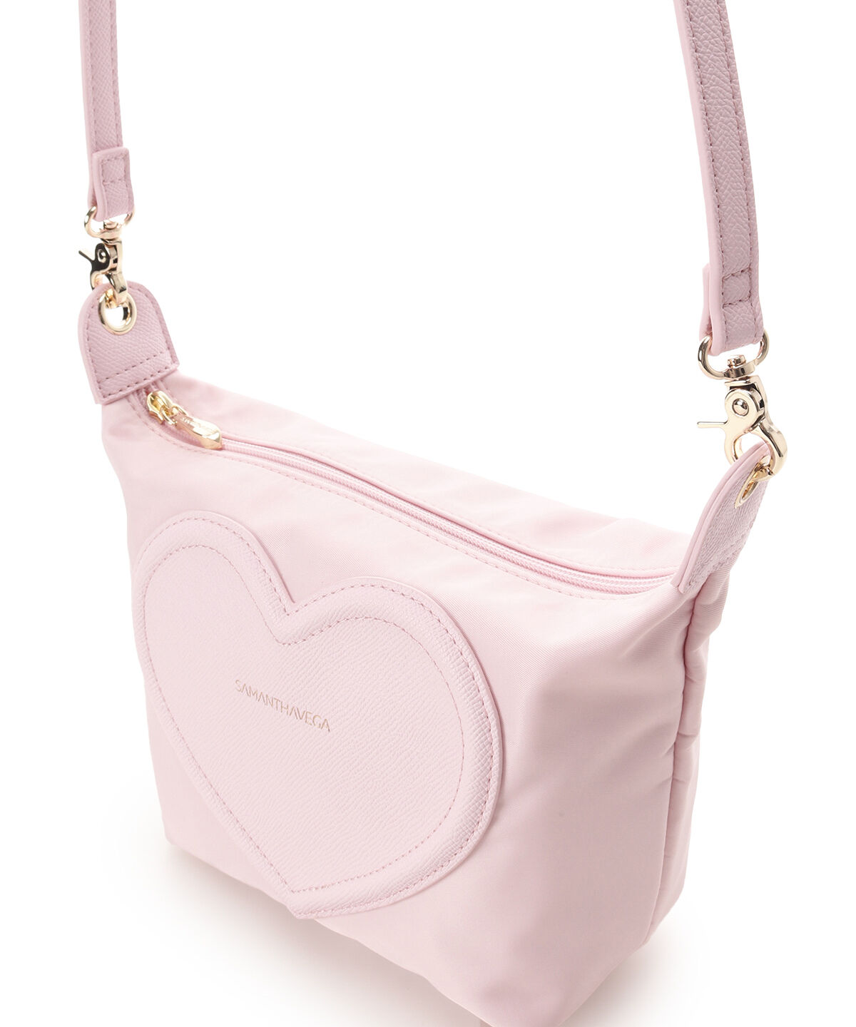Samantha Vega「フロントハートナイロンショルダーバッグ」|ショルダー・メッセンジャー|