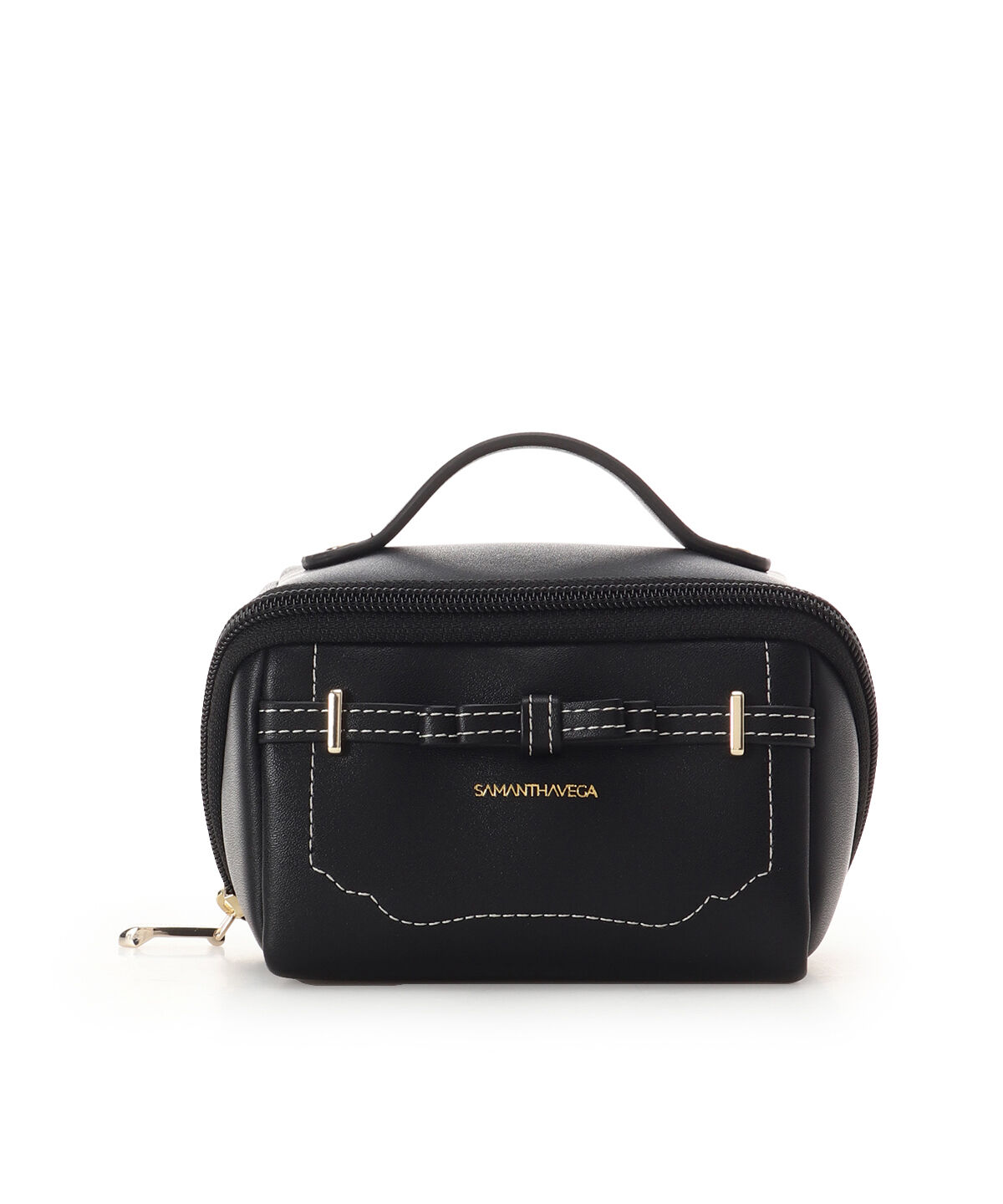Samantha Vega「バレッタリボンポーチ」|ポーチ|ブラック