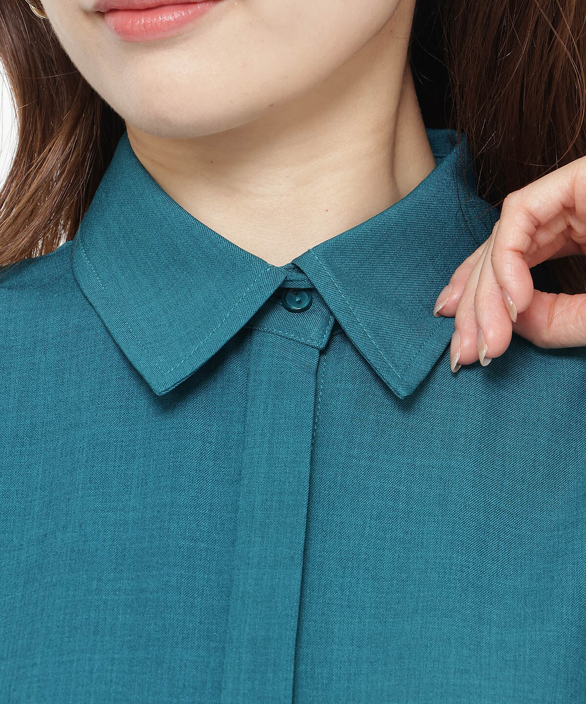 アンドクチュール「アシメラッフルフリルバックリボンワンピース」|ワンピース|