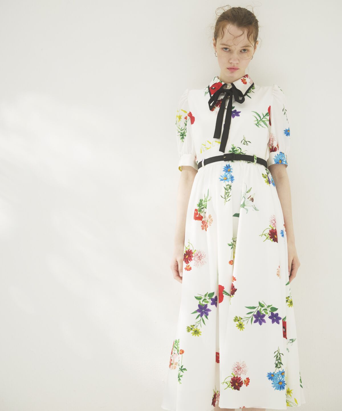 アンドクチュール「ボタニカルフラワーワンピース」|ワンピース|