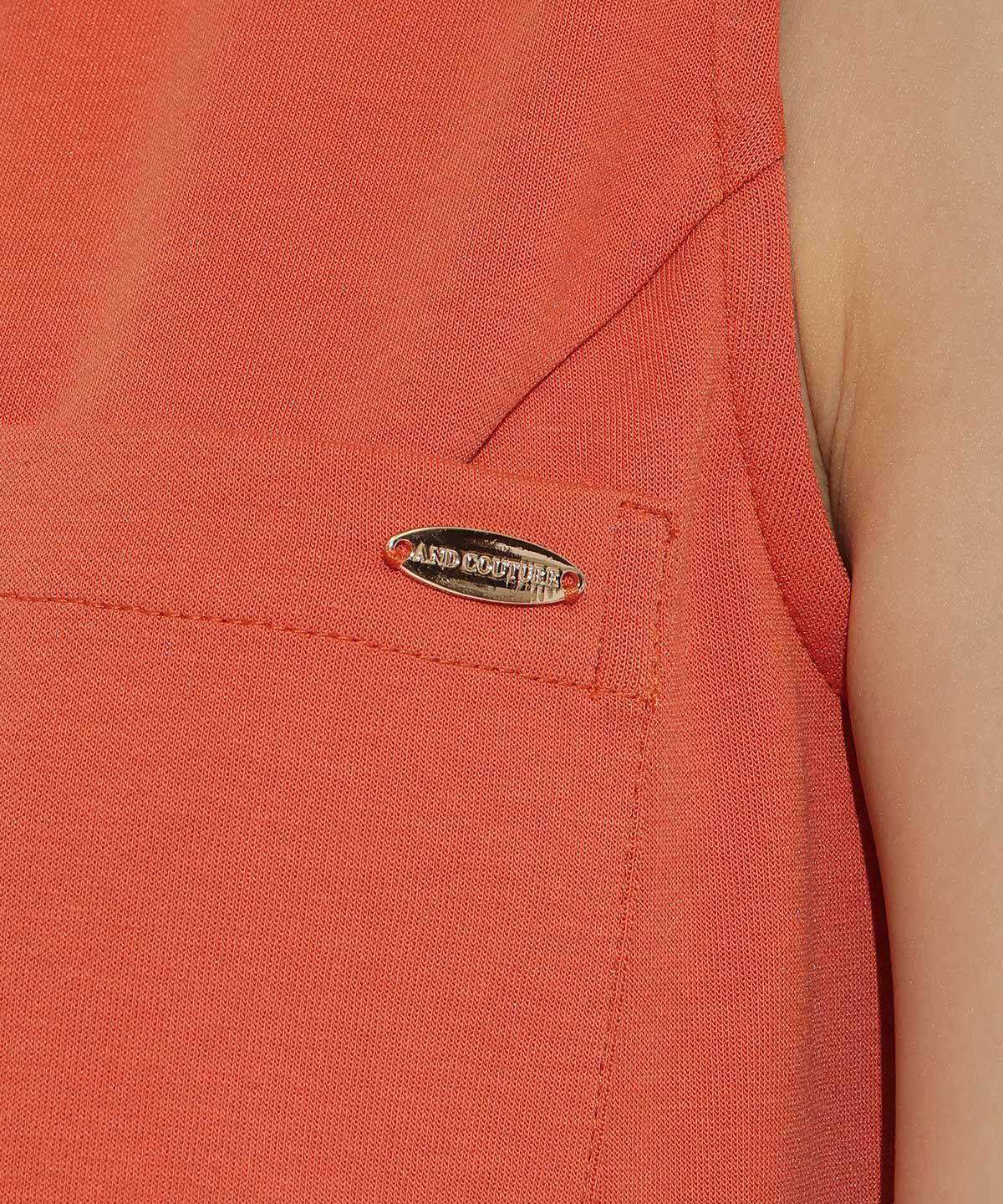 アンドクチュール「配色ポロ襟ワンピース」|ワンピース|