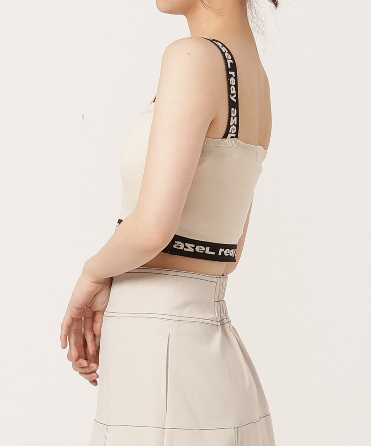 REDYAZEL「ロゴジャガード切り替えキャミソール」|キャミソール|