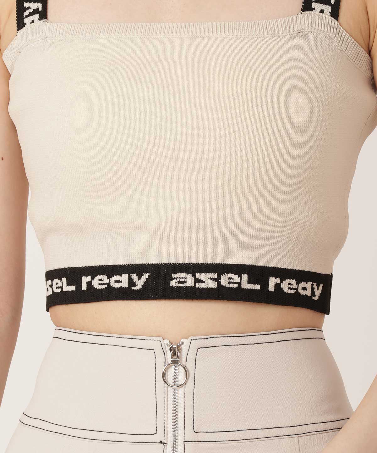 REDYAZEL「ロゴジャガード切り替えキャミソール」|キャミソール|