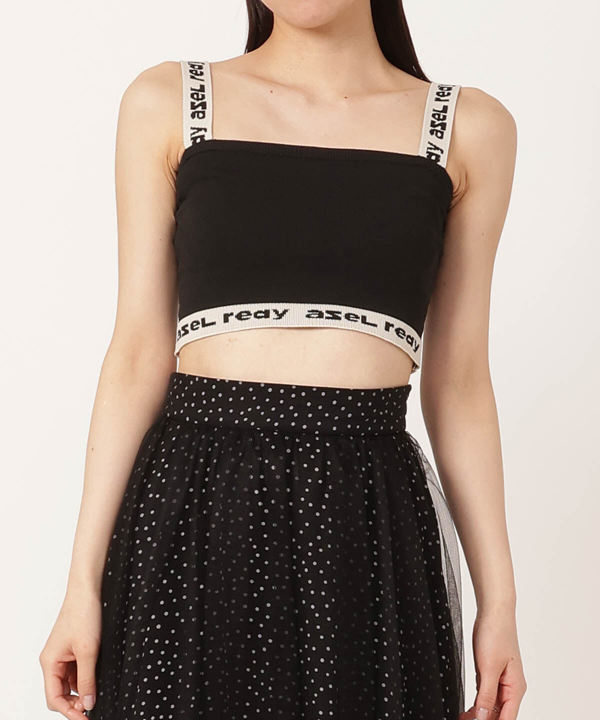 REDYAZEL「ロゴジャガード切り替えキャミソール」|キャミソール|