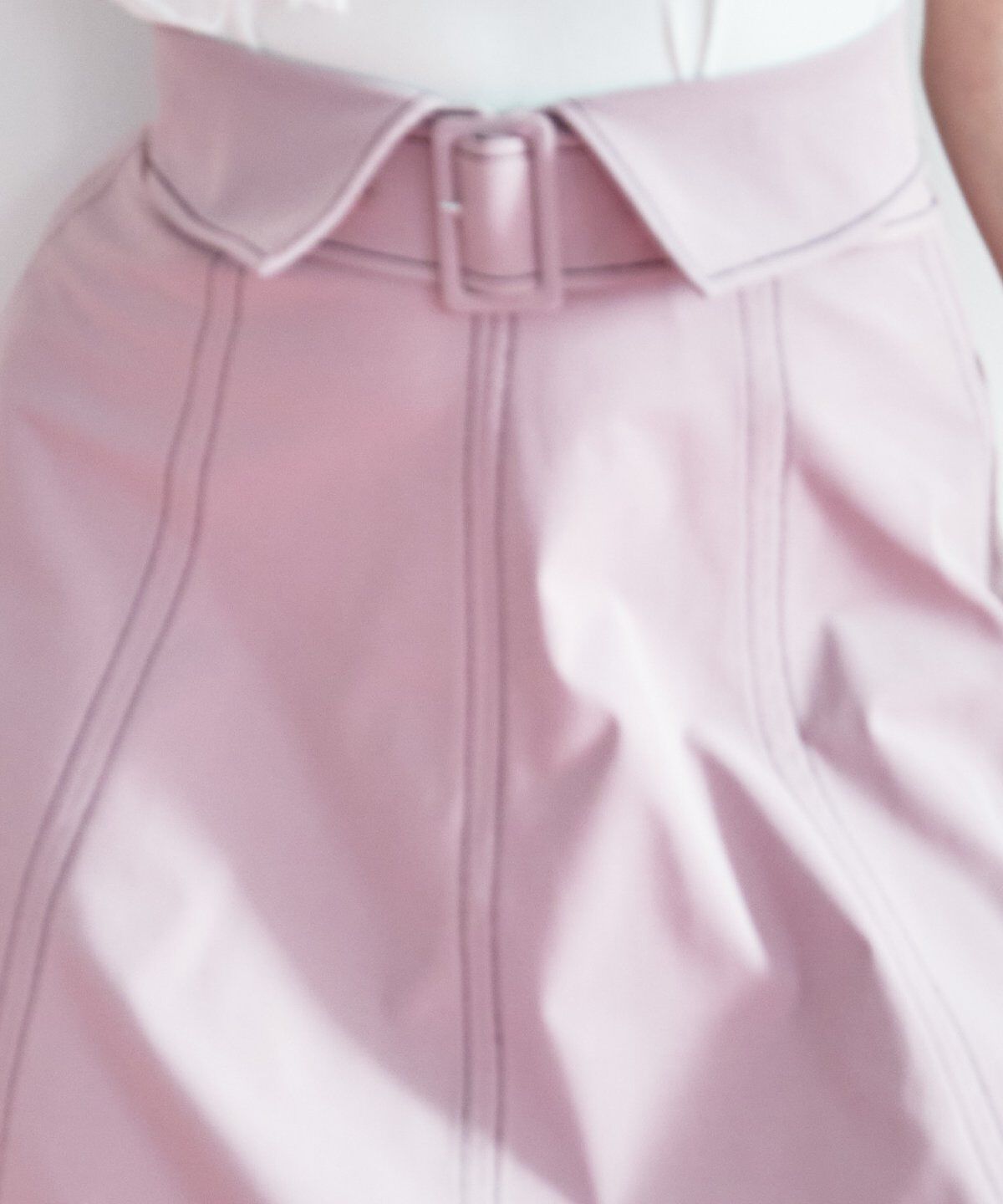 REDYAZEL「ステッチカラーフレアスカート」|フレア|