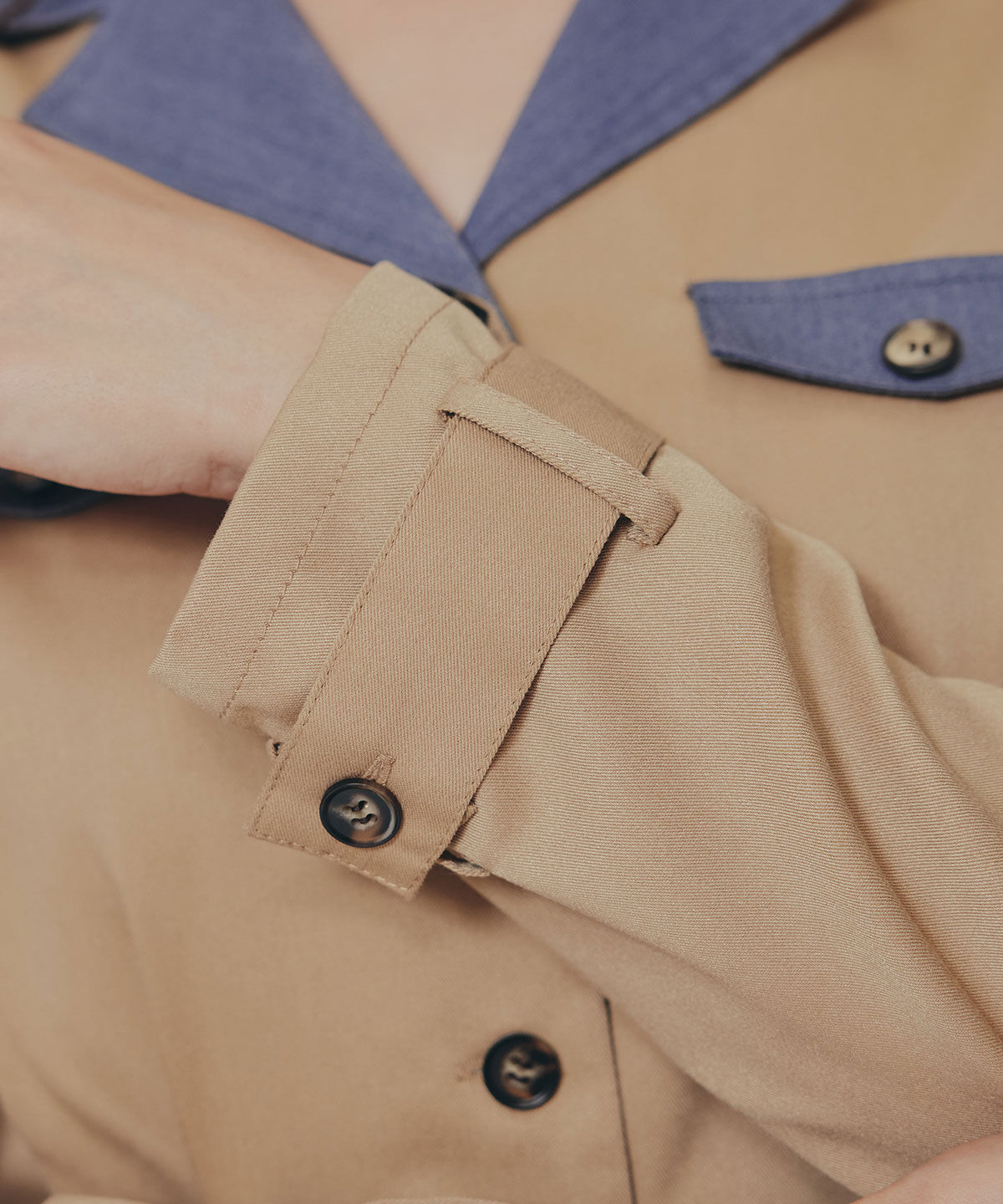 REDYAZEL「バイカラーベルトショートオールインワン」|オールインワン|