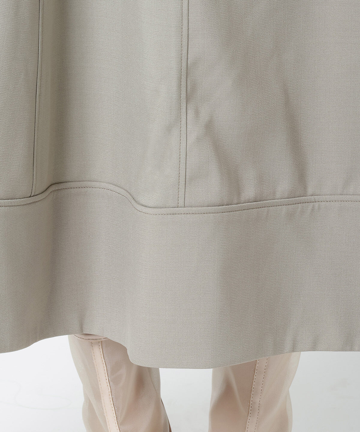 WILLSELECTION「配色ステッチボリューム袖ワンピース」|ワンピース|