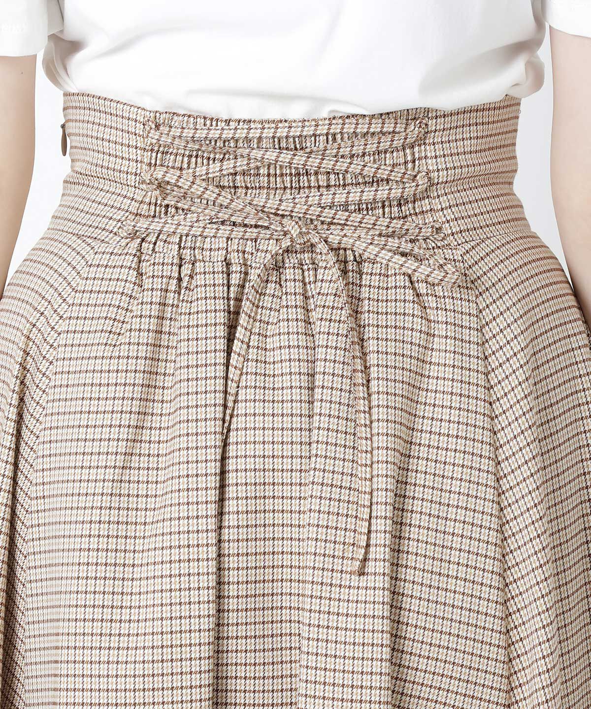 WILLSELECTION「バックレースアップフレアスカート」|フレア|