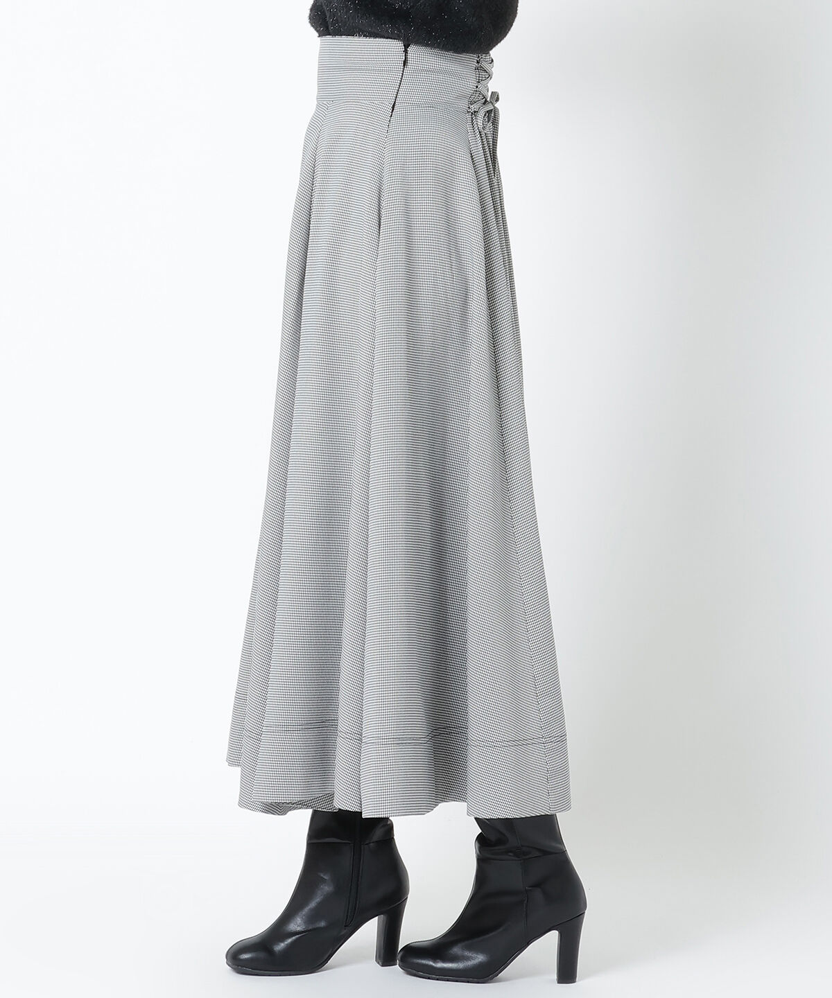 WILLSELECTION「バックレースアップフレアスカート」|フレア|