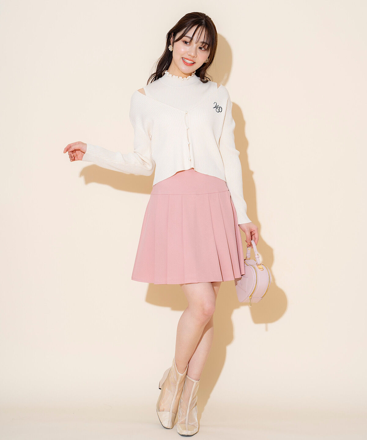 WILLSELECTION「ロゴ刺繍アンサンブル」|ニット・セーター|