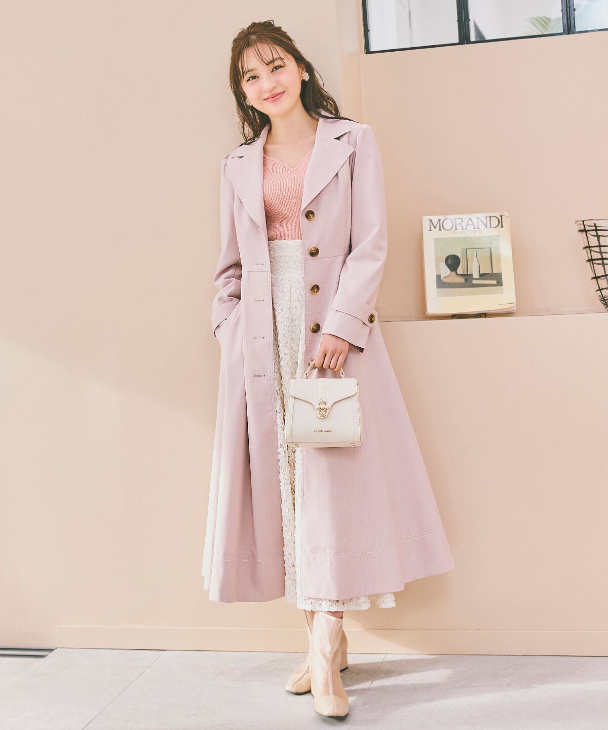 WILLSELECTION「ハートネックラメプルオーバー」|ニット・セーター|