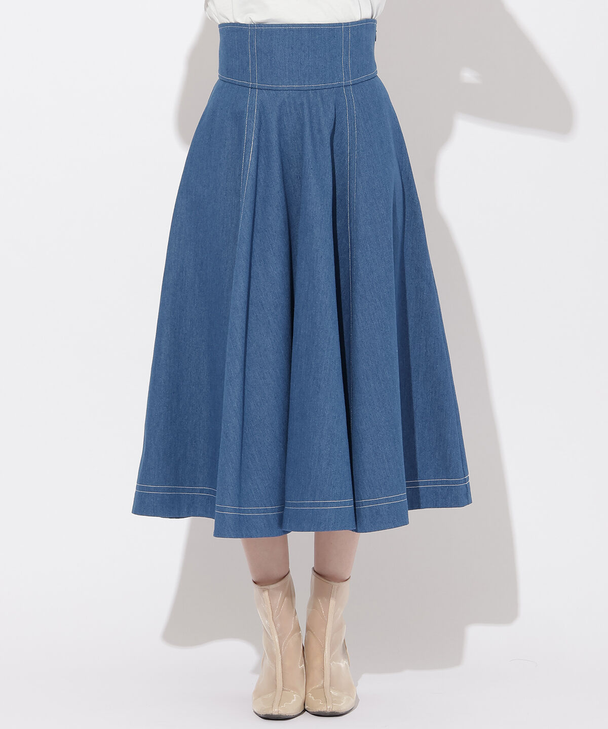 WILLSELECTION「デニムフレアスカート」|スカート|
