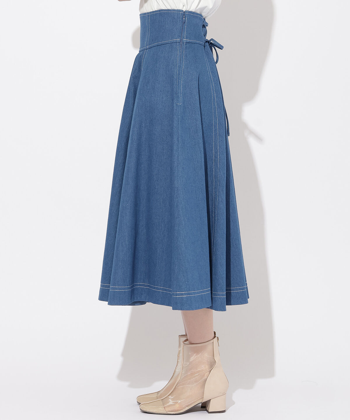 WILLSELECTION「デニムフレアスカート」|スカート|