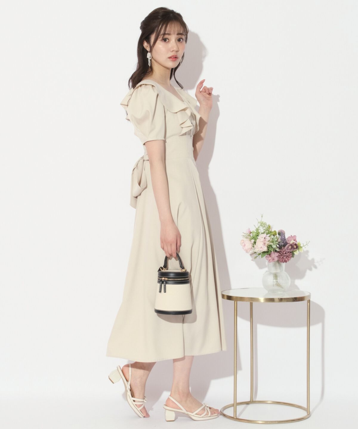 WILLSELECTION「バックリボンフリルワンピース」|ワンピース|