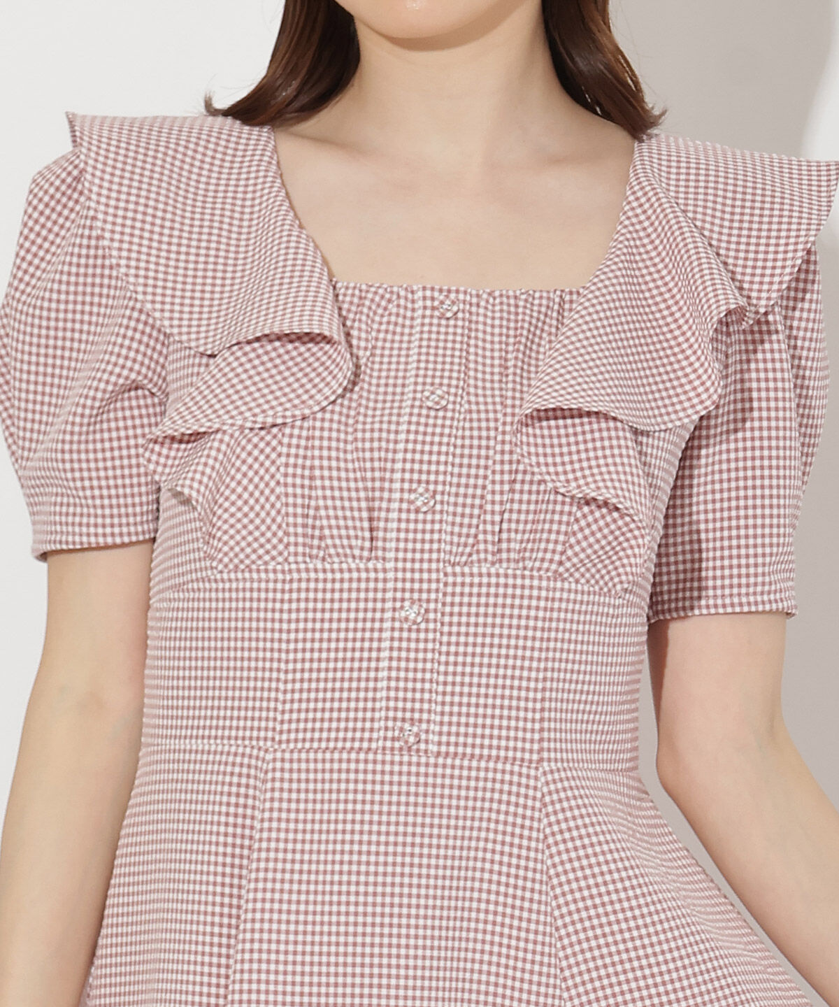 WILLSELECTION「バックリボンフリルワンピース」|ワンピース|